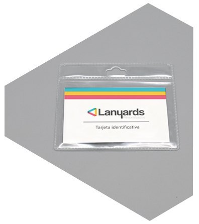 Porta tarjetas de identificacion flexible